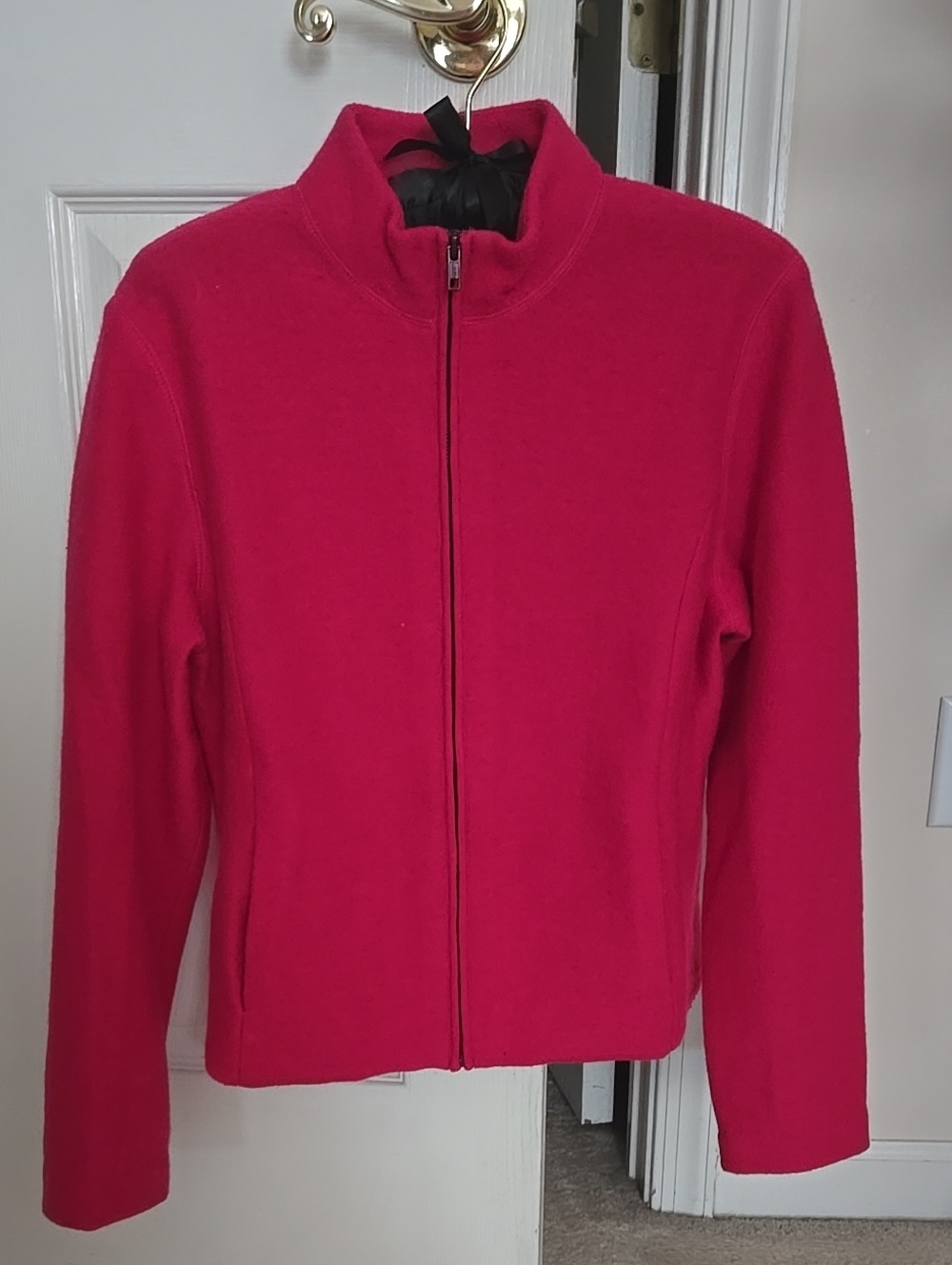 Jones New York Women’s Hot Pink Zip-Up Jacket